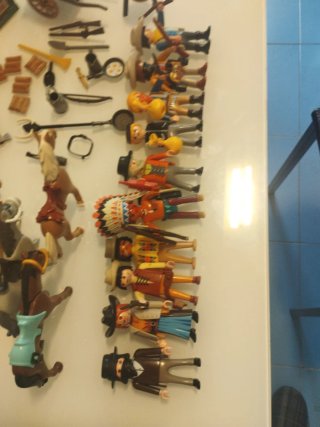 Lote Playmobil Indios y Vaqueros