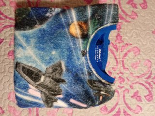 Pijama infantil Rebel azul y multicolor