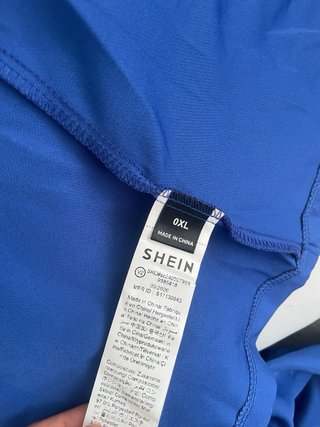 Chaqueta americana azul eléctrico
