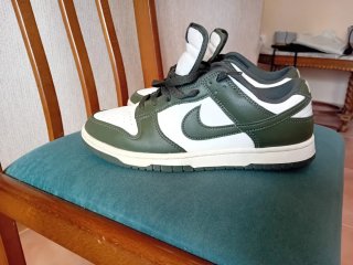 Nike Dunk Low Talla 42 Verde y Blanco