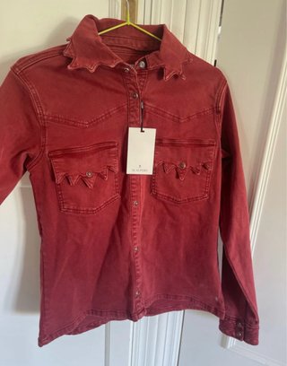 Sobrecamisa Scalpers Roja Talla XS con etiquetas