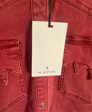 Sobrecamisa Scalpers Roja Talla XS con etiquetas