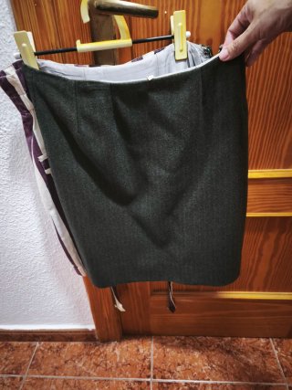Minifalda gris