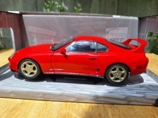 Toyota Supra MK4 Rojo 1:18