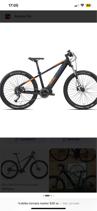 Bici Eléctrica Olympia Master 630 Talla XS