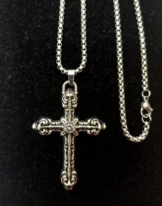 Collana Uomo Croce Stile Gotico