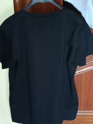Camiseta Negra Lurvy Talla XL Estilo Streetwear