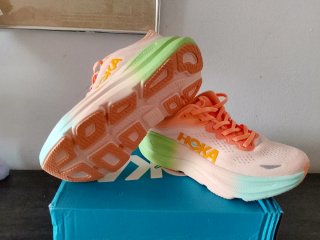 Zapatillas Hoka Naranja y Verde37 1/3