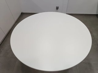 Mesa redonda Ikea Docksta blanca