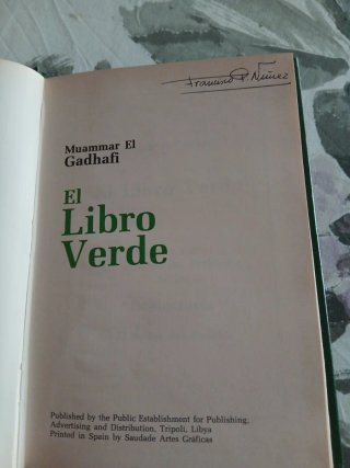 El libro verde de Muammar el Gadhafi