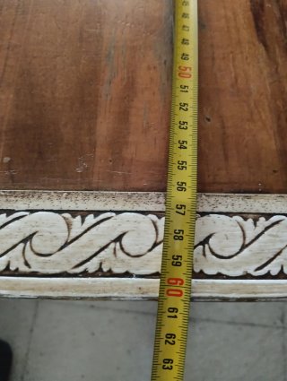 Mesa auxiliar vintage 60x60 cm madera