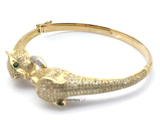 pulsera oro 18k con piedra con circonita
