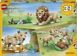 LEGO Creator 3 en 1 León Majestuoso 31386