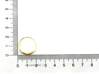 anillo oro 18k con piedra con circonita