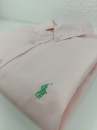 Ralph Lauren camisa Rosa claro Corte Relax - XL