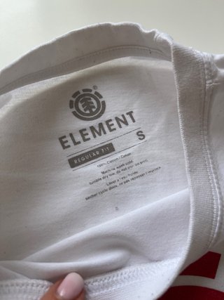 Camiseta Element Manga Larga Blanca