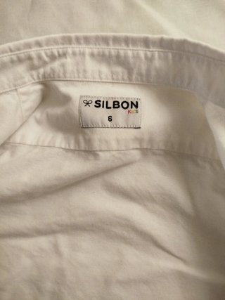 Camisa Silbón niño blanca talla 6