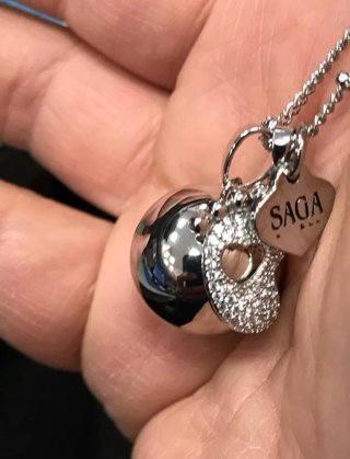 Chiama Angeli Swarovski Argento