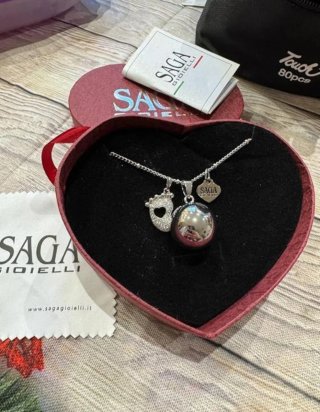 Chiama Angeli Swarovski Argento
