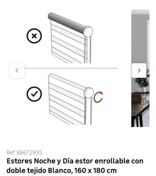 Estor enrollable Noche y Día