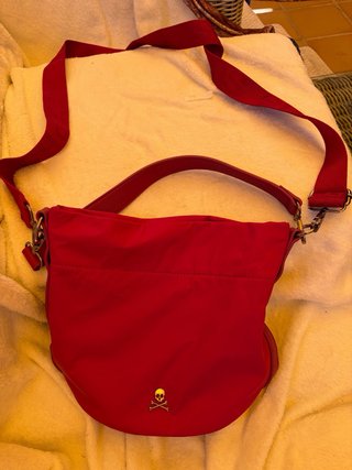 Bolso Rojo Scalpers Original Doble Asa Nuevo