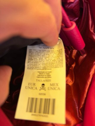 Bolso Rojo Scalpers Original Doble Asa Nuevo