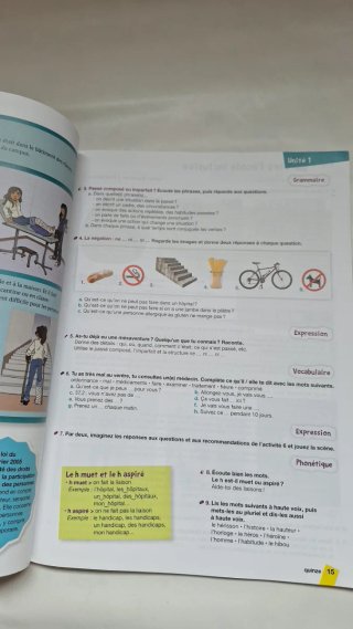 libro de frances, tope là 4, livre de l'élève