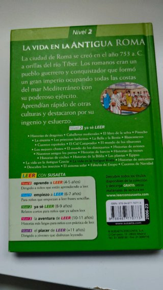 La Vida en la Antigua Roma Leer, Ed. Susaeta