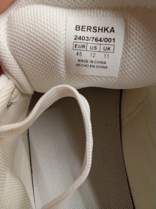 Zapatillas Zara Blancas y azul de hombre Nuevas