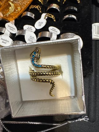 Anillo Serpiente Mujer Ajustable