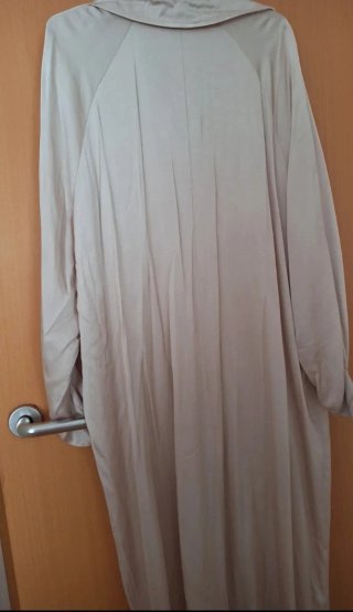 Túnica larga beige talla única