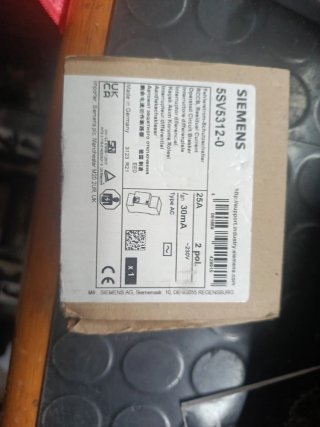 Siemens 5SV5312-0 25A 30mA RCCB