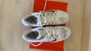 Zapatillas Nike Vapor Magnolia Doradas Blancas