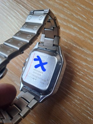 Reloj Cartier Plateado Elegante