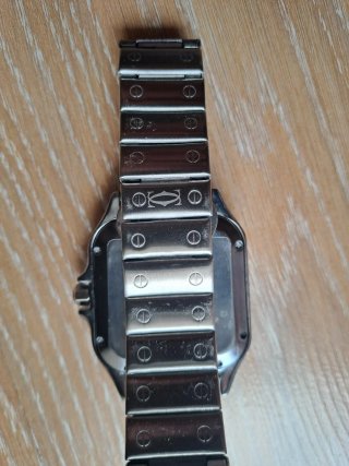 Reloj Cartier Plateado Elegante