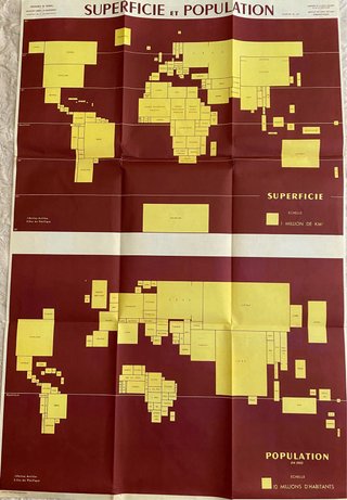 Superficie et population des principales contrées