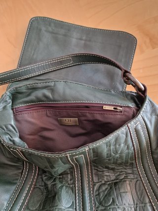 Bolso Carolina Herrera verde botella