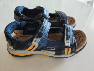 Sandalias Geox Niños Azul y Beige