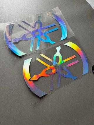 2 VINILOS ADHESIVOS YAMAHA LOGO XMAX TMAX NMAX