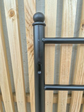 Cabecero Cama Metal Negro 140cm