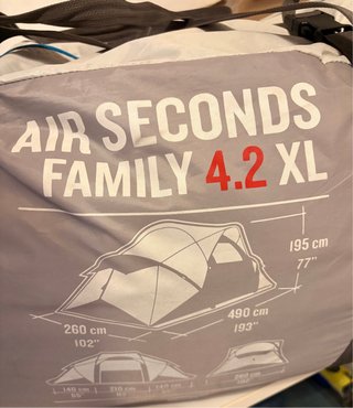 Tienda de campaña Air Family 4.2 XL Fresh Black