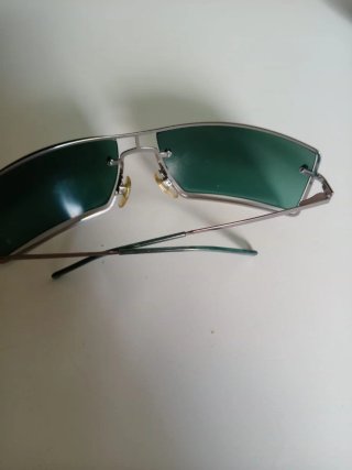 Gafas de sol GIORGIO ARMANI verdes y plateadas