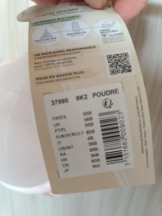 Sujetador con aros cómodo y transpirable