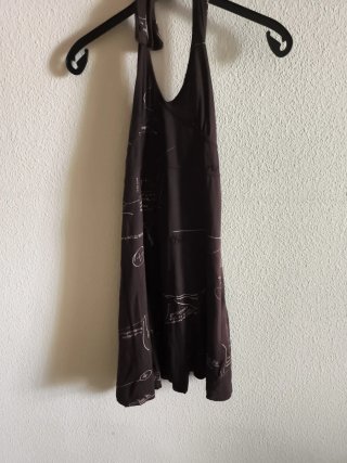 Vestido Desigual Marrón Estampado