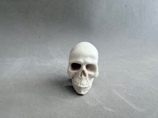Netsuke Calavera Cerámica