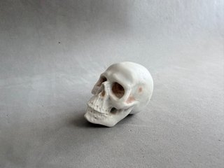 Netsuke Calavera Cerámica