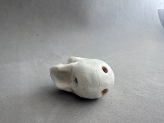 Netsuke Calavera Cerámica
