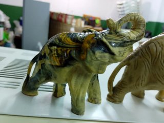 Lote 2 Figuras Elefante Vintage