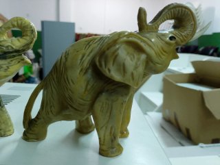 Lote 2 Figuras Elefante Vintage