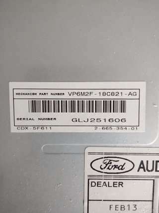 Radio Ford Focus mk2 (2008). PARA PIEZAS